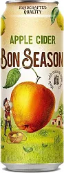 Сидр БОН СЕЗОН Яблочный 4.5% ж/б 0.43л