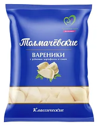 Вареники ТОЛМАЧЕВСКИЕ Классические с рубленым картофелем и салом 800г