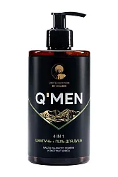 Гель-шампунь КЬЮ МЕН мужской 4в1 410мл