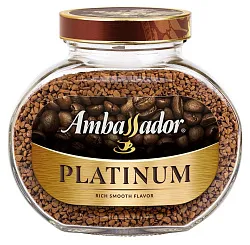 Кофе АМБАССАДОР Платинум ст/б 190г