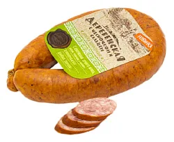 Колбаса СПК Деревенская с чесночком и сальцем п/к 390г