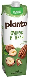 Напиток ореховый ПЛАНТО фундук пекан ультрапастер 1% 1л