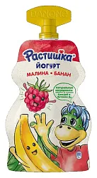 Йогурт РАСТИШКА малина банан бзмж 2.6% 70г