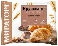 Круассаны МИРАТОРГ с шоколадом и орехами 320г