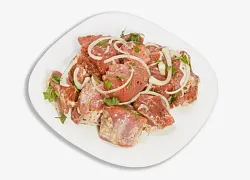 Шашлык из свинины в маринаде с чесноком охл 1кг