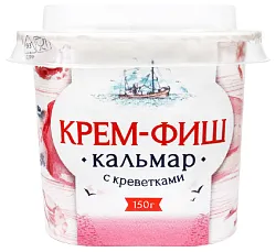 Паста ЕВРОПРОМ Крем-фиш кальмар креветки 150г