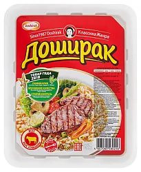 Лапша б/п ДОШИРАК говядина 90г