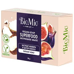 Мыло туалетное БИО-МИО Инжир и кокос 90г