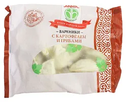 Вареники ЛАМА с картофелем и грибами 450г