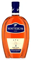 Коньяк КОКТЕБЕЛЬ 3 года 40% ст/б 0.5л