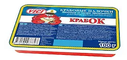 Крабовые палочки ВИЧИ Крабок с/м 100г