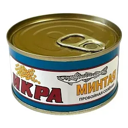 Икра минтая НЕВОД ж/б 130г