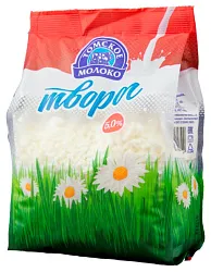 Творог ТОМСКОЕ МОЛОКО бзмж 5% м/у 500г