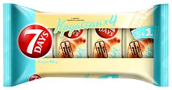 Круассаны 7 ДЭЙС вареная сгущенка 3+1 260г