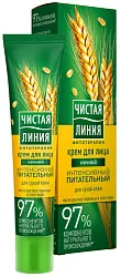 Крем для лица ЧИСТАЯ ЛИНИЯ для сухой кожи ночь 40мл