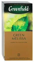Чай ГРИНФИЛД Грин Мелисса 25пак