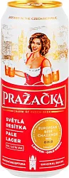Пиво ПРАЖЕЧКА светлое 4% ж/б 0.5л
