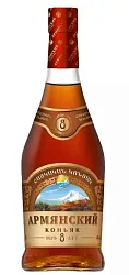 Коньяк АРМЯНСКИЙ КОНЬЯК 8 лет 40% ст/б 0.5л