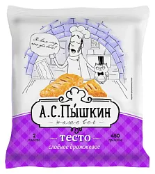 Тесто МЕЖЕНИНОВСКАЯ ПФ слоеное дрожжевое 450г