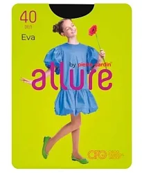 Колготки детские АЛЛЮР Ева черные р.146-152