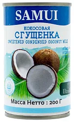 Сгущенное молоко САМУИ кокосовое ж/б ключ 200г