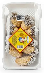 Печенье МАСТЕР ВКУСА Песочное с кокосовой стружкой и глазурью 220г