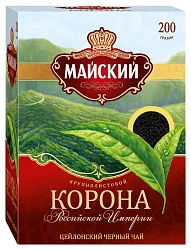 Чай МАЙСКИЙ Корона Российской Империи крупнолистовой 200г