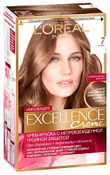 Краска для волос ЛОРЕАЛЬ Экселланс Русый №7