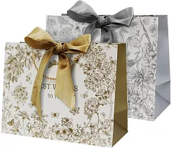 Пакет подарочный ТАМ-ТАМ С наилучшими пожеланиями 23*17.7*10см арт.561C