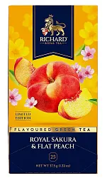 Чай РИЧАРД Роял Сакура&Флэт Пич зеленый 25пак