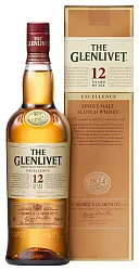 Виски ГЛЕНЛИВЕТ Экселенс 12 лет односолодовый 40% ПК 0.7л