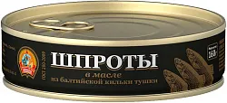 Шпроты СОХРАНИМ ТРАДИЦИИ в масле ж/б ключ 160г