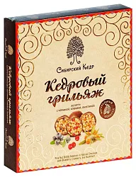 Набор конфет СИБИРСКИЙ КЕДР Кедровый грильяж Ассорти 120г