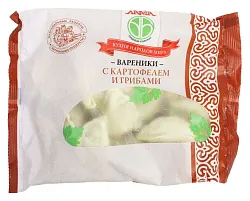 Вареники ЛАМА с картофелем и грибами 450г