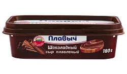 Сыр плавленый ПЛАВЫЧ шоколадный бзмж 30% 180г