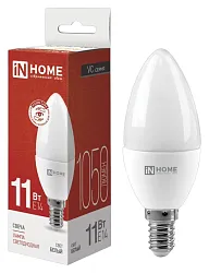 Лампа светодиодная ИН ХОУМ Свеча 11Вт 4000К 1050Лм Е14