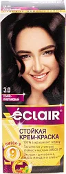 Краска для волос ЭКЛАИР Омега-9 Темно-каштановый №3.0