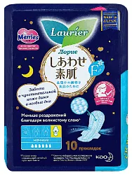 Прокладки ЛОРИЕ Ночные тонкие 30см 10шт