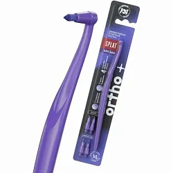 Зубная щетка СПЛАТ Смайл Орто Плюс Монопучковая со сменными головками