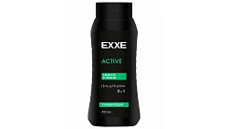 Гель для душа ЭКСЕ АКТИВ Тонизирующий 2в1 мужской 400мл