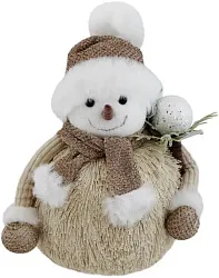 Декор новогодний ТАМ-ТАМ Снеговичок 14*11*19см арт.TA242002E