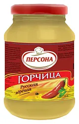 Горчица ПЕРСОНА Русская ядреная ст/б 250г