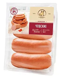 Шпикачки ВЫСОКИЙ ВКУС Чешские 400г