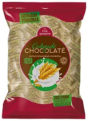 Конфеты ВАШ ШОКОЛАТЬЕ Кобарде мультизлаковые с цельным кешью в белой глазури 200г