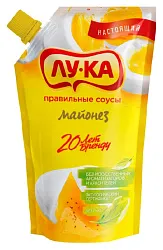 Майонез ЛУ-КА золотой д/пак 200мл