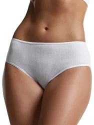Трусы женские МИНИМИ Рибана слип миди белые р.48