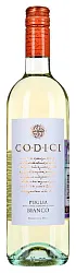 Вино КОДИЧИ Бьянко Апулия белое п/сух 11.5% ст/б 0.75л