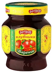 Варенье РАТИБОР клубника ст/б 360г