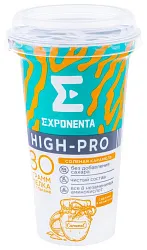 Кисломолочный напиток ЭКСПОНЕНТА Хай-Про соленая карамель бзмж 0% 250мл