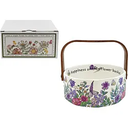 Конфетница НАТАМ Сад Цветов с ручкой Д15см 800мл ПУ арт.GFSGF2-1